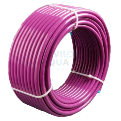 Труба One Plus PE-Xa/ EVOH Ø25х3,5  (бухта 50м) фиолетовая