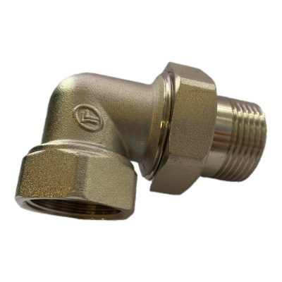 Сгон (американка) Double Lin угол Н/В 3/4" никелированная латунь