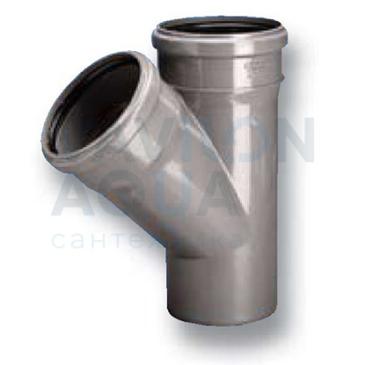 Тройник внутренний "Wavin OPTIMA" - 50 х 50 х 45*