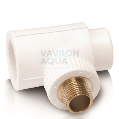 Коллектор универс. Blue Ocean (нар) (1 отвод) - 40х1/2х1 /межосевое - 57мм/ (40шт/кор)