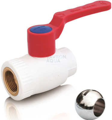 Кран шаровый Blue Ocean (ГВС) (вн) - 20х1/2" рычаг (50шт /кор)