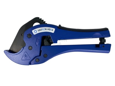 Обрезные ножницы Vavilon Aqua для пластиковых труб диаметром 16-42мм (резиновая ручка)