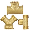 Тройники латунные резьбовые Тройники латунные резьбовые