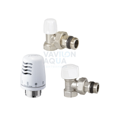 KTE 1101 +764-940 +805-940 Термостатический комплект ICMA угловой 1/2" 82KITOAD061101
