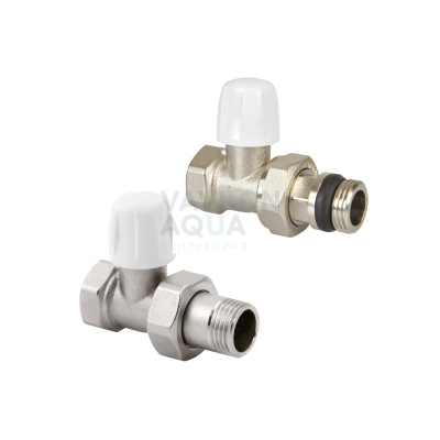 Вентиль нижний (неразборный корпус) "ICMA" регулировочный ПРЯМОЙ, - 1/2"