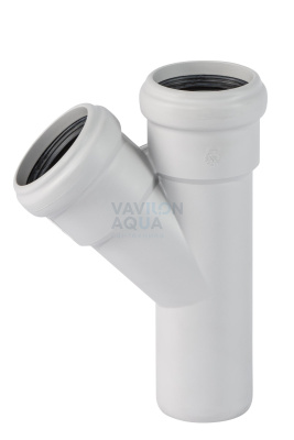 Тройник бесшумный, "OSTENDORF" (SKEA), 58 (50) х 58 (50) х 45*