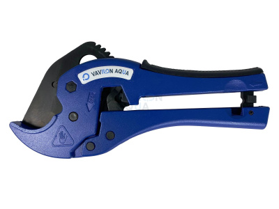 Обрезные ножницы Vavilon Aqua для пластиковых труб диаметром 16-42мм (резиновая ручка)
