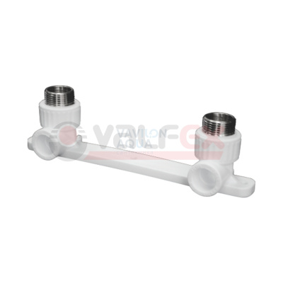 Valfex Водорозетки настенные на планке для смесителя (нар) - 20 х 1/2"   (5/20)