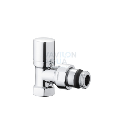 Ручной регулировочный вентиль ICMA угловой.Корпус неразборный."антипротечка" - 1/2"