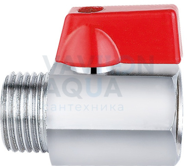 Шаровой Кран. Double Lin Мини НР/ВР 1/2" (1/20/200)