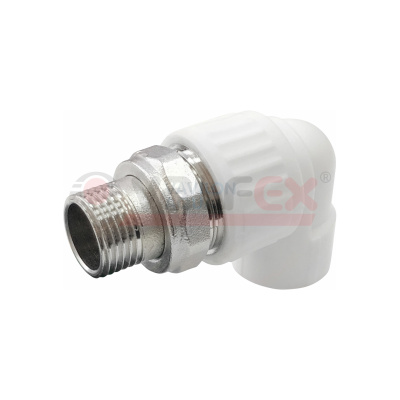 Valfex Угольник с американкой для радиатора наружная резьба 20х1/2" (100/25)