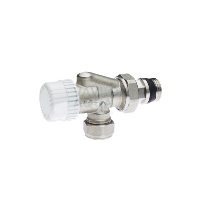 2-х угловой термостатический вентиль ICMA 1/2"с резьбой 28x1,5. + терморголовка 986